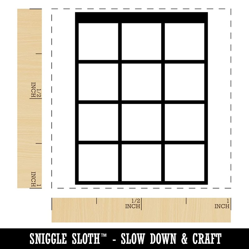 Ukulele Chord Blank Self-Inking Rubber Stamp Ink Stamper - 1