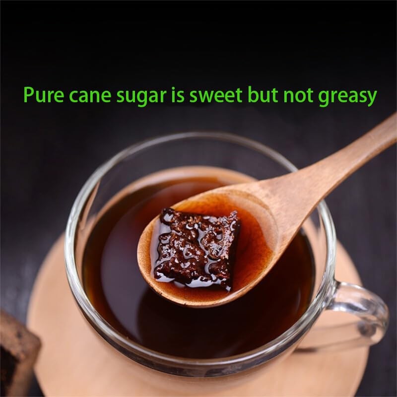 Black Sugar from Yunnan, Pure Brown Sugar Sweetener for Cooking,