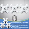 Enhon 3 Pcs Porcelain Handle Set, Compatible with Price Pfister
