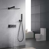 TNOMS Rainfall Shower System with 10 Inch Rainfall Shower Head