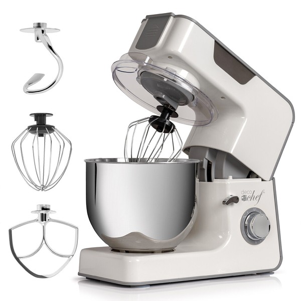 Kitchen Deco Chef 5.5 QT Kitchen Stand Mixer, 550W 8-Speed