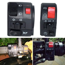 BESTEU 1 Pair Motorcycle Switch Handlebar Switch Controller Switch Motorcycle Horn Indicator Start Switch Button