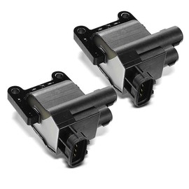 A-Premium Engine Ignition Coil Pack Set of 2 Compatible with Toyota Camry 1997-2001, 4Runner 1997-2000, RAV4 1998-2000, Tacoma, Solara, T100