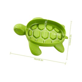 Jagowa Creative Turtle Soap Dish Self Draining Non-slip Soap Holder for Shower Bathroom Bathtub Kitchen Sink Tray Holder