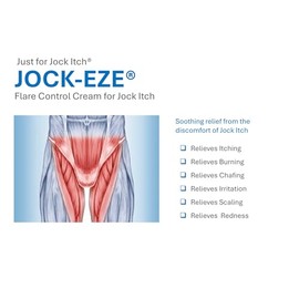 Crema para el control de la tiña inguinal JOCKEZE (0.5 oz) Solo para la tiña inguinal