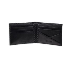 Kenneth Cole Men's Leather Bifold Wallet, Black, One Size