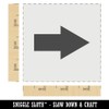 Arrow Solid Wall Cookie DIY Craft Reusable Stencil - 3.5