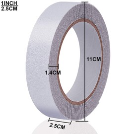 Anti Slip Tape Transparent, More Clear and Comfortable Safety Track Tape (1" Width x 190" Long, Clear)