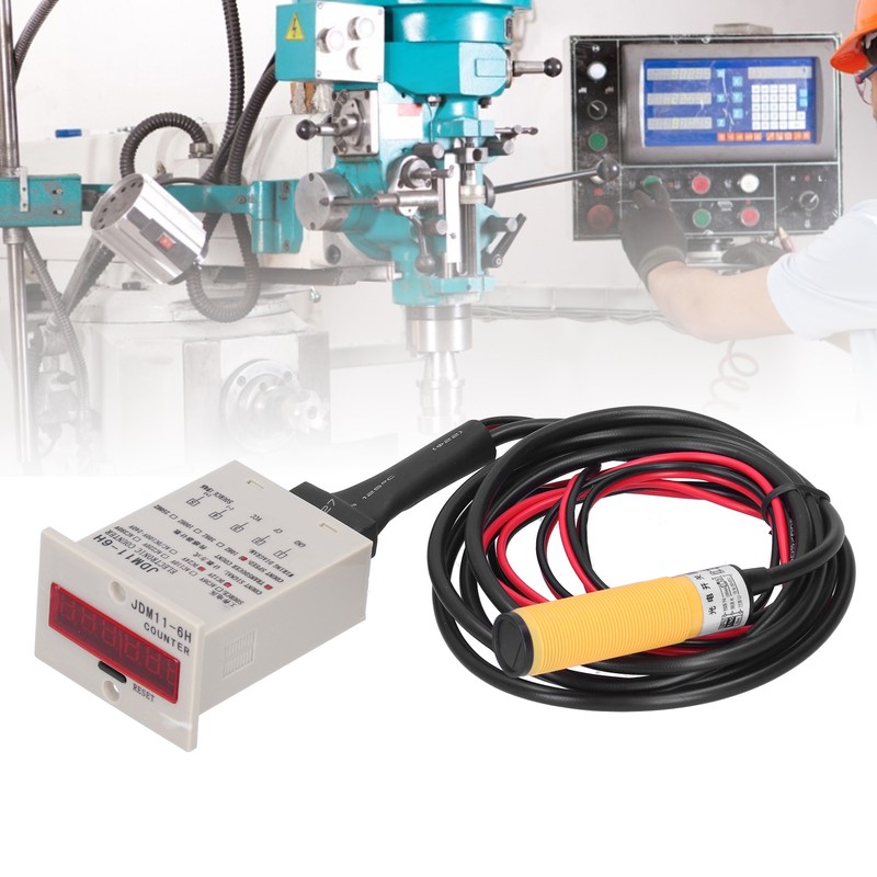 BERM Digital Display Counter Electronic Industrial Sensor Automatic Induction BEM‑6H‑30E4‑CTAC220V