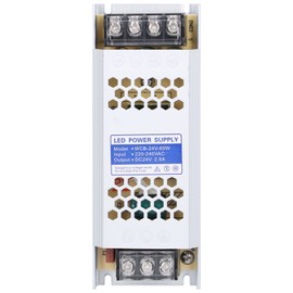 LED Power Supply Switching Driver Adapter UltraThin Long Strip Transformer Light Box Advertise(WCB24V60W )