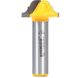 Yonico Double Roman Ogee Groove Router Bit (1-1/8" Cutting Diameter - 1/2" Shank)
