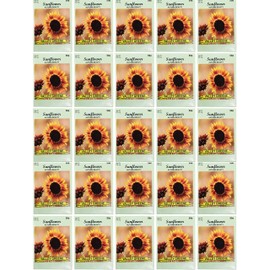 Set of 25 Autumn Beauty Sunflower Seed Packets! Flower Seeds in Bulk - Great for Creating The Garden of Your Dreams! (25, Autumn Beauty Sunflower)