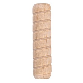 Spiral Grooved Hardwood Dowel Pins | 1/2" X 2" | Pack of 50 Approx. | Wooden Furniture Dowel Pins for Strong Connection | Furniture Making, Refurbishing or Crafts | UA-820-W