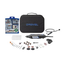 Dremel 4000-2/32 Variable Speed Rotary Tool Kit with 2 Attachments & 32 Accessories - High-Performance Rotary Tool Bundle with 160 Piece Accessory Kit, and Flex Shaft Attachment (3 Items)