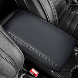 Ruautumn Car Center Console Armrest Cover for Honda Civic 2022-2025, Soft Armrest Pad Cover Protector Cushion for Honda Civic 2022 2023 2024 2025 Interior Accessories (Gray)