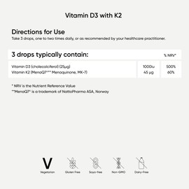 Nutri Advanced - Vitamin D3 with K2 Liquid Drops - Orange 30ml