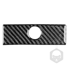 Co-Pilot Glove Box Handle Panal Cover Carbon Fiber Sticker Car Interior Trim Decorative Sticker Compatible with Ford F150 F-150 Raptor 2015 2016 2017 2018 2019 2020 Accessories