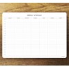Schedule Pad, Tear Off Undated Weekly Planner Notepad, A4 Size