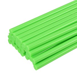 MECCANIXITY 30 Pcs Hot Melt Glue Gun Sticks, 9.8" x 0.3" Hot Glue Sticks Bulk with Most Mini Glue Guns for DIY Art Projects and Quick Home Repairs,Light Green