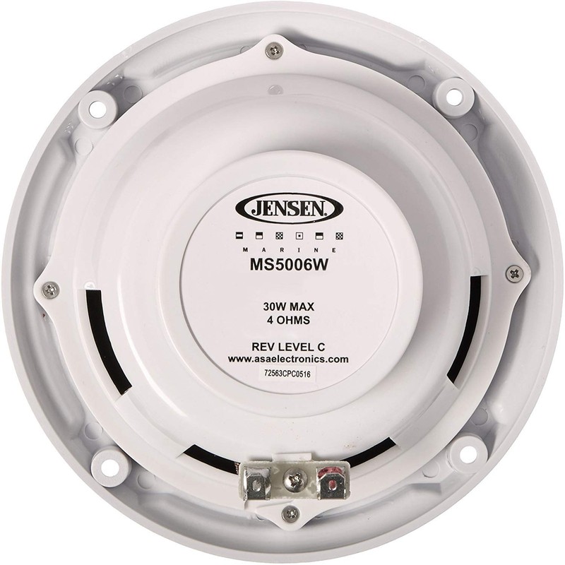 ASA Jensen MS5006W 5.25" Waterproof Marine Speaker - White