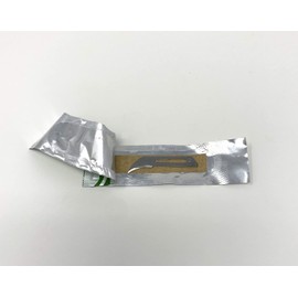 Disposable Surgical Scalpel Blades Sterile High Grade Carbon Steel 2.1% 10xx Individually Foil Wrapped Size 12 Set of 20