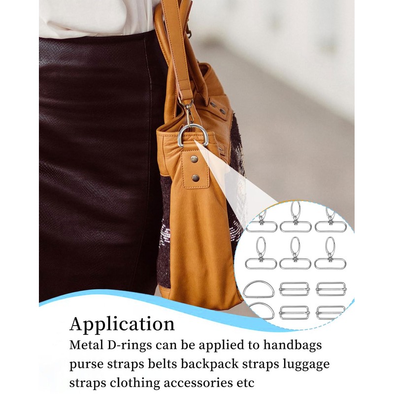 BPTRKOM Pack of 18 Bag Accessories Buckles - Bag Accessories