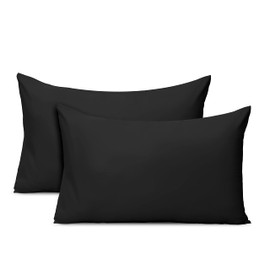 AMEHA 100% Brushed Microfiber Pillow Cases 2 Pack, Super Soft Standard Pillow Cases | Hotel Quality Pillow Covers, 50x75 cm,