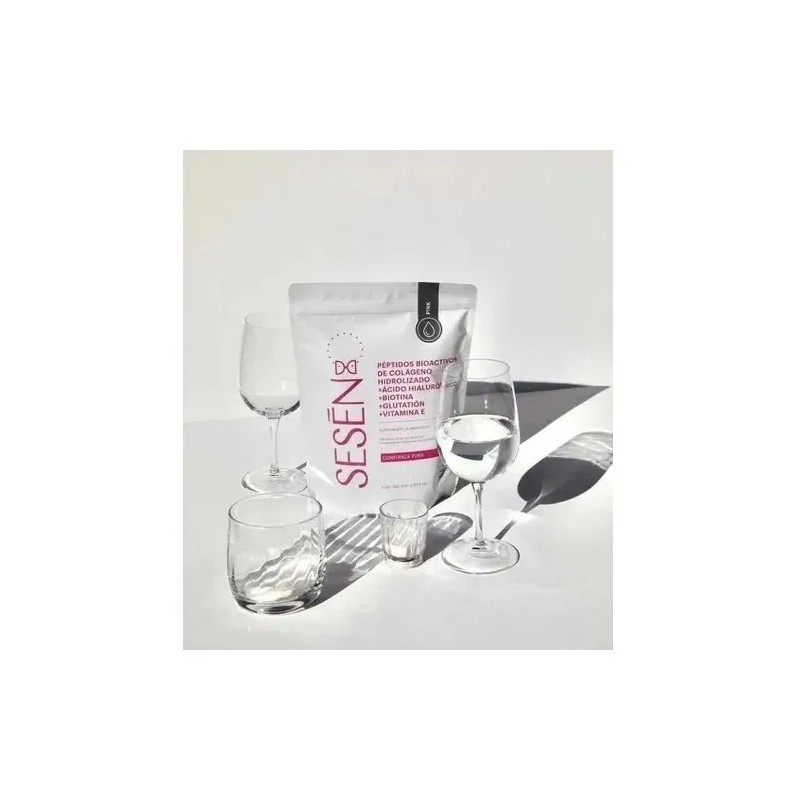 Colageno Hidrolizado Pink Acido Hialuronico Sesen 500 Gr