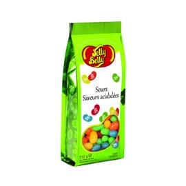Jelly Belly Sours Mix Jelly Beans 212g - Candy Gift Bag, Ideal for Christmas and New Year's Eve - Vegan, Dairy-Free, Gluten-Free, Fat-Free, Peanut-Free Candy Treat for Kids & Families, Sweet Snack Alternative