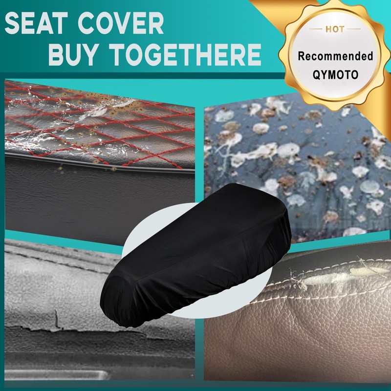 QYMOTO 19" Upgraded Coleman CT200U Seat,Red Stitching Pattern for CT200U-A