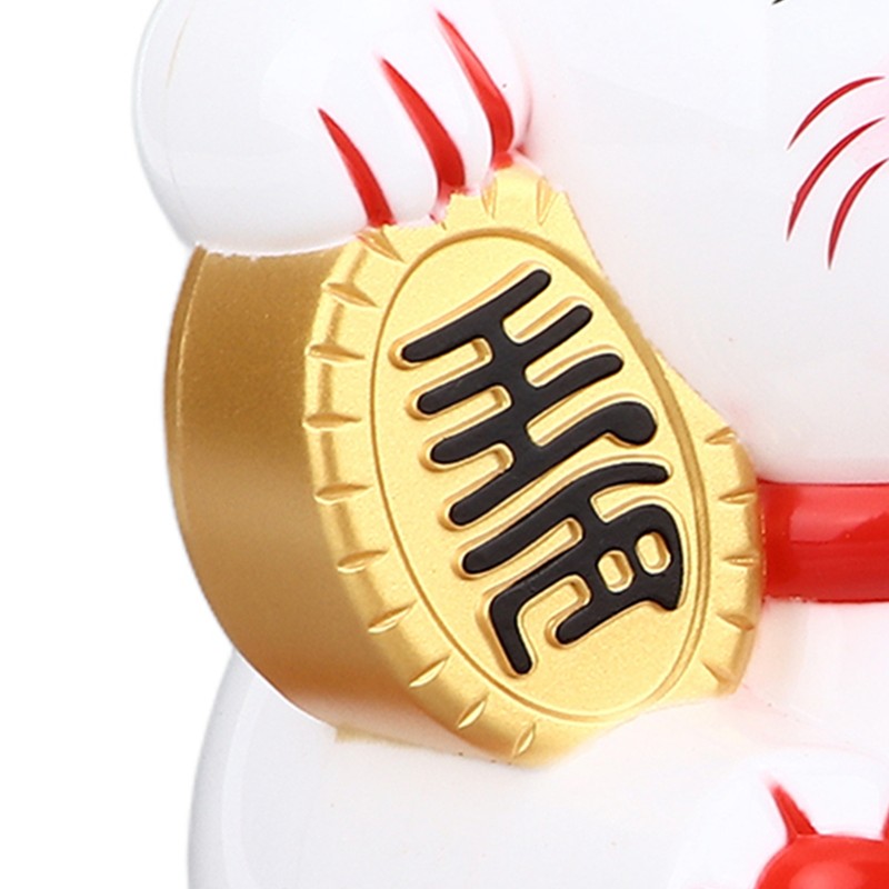 Lucky Cat Solar Powered Cute Decorative Wealth Welcoming Waving Fortune