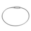 20 Unids Alambre De Acero Inoxidable Llaveros Cable Heavy Duty