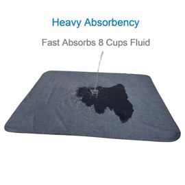 Peepeego Non-Slip Dog Pads Extra Large 72" x 72", Washable Puppy Pads with Fast Absorbent, Reusable, Waterproof for Training, Whelping, Housebreaking, Incontinence, for Playpen