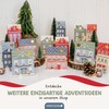 Papierdrachen Advent Calendar Houses Old Town Packing Paper - Folding