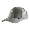 Djinns Heather Plate Truefit 6p Curved Snapback Cap, heather grey,