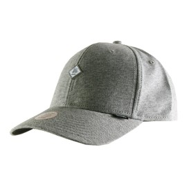 Djinns Heather Plate Truefit 6p Curved Snapback Cap, heather grey, Unit size