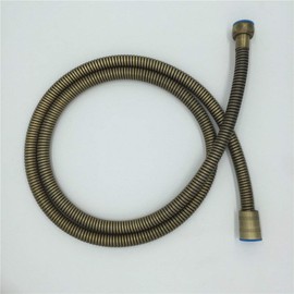 Weirun Bathroom 59-Inch Stainless Steel Interlock Handheld Shower Hose, Antique Brass