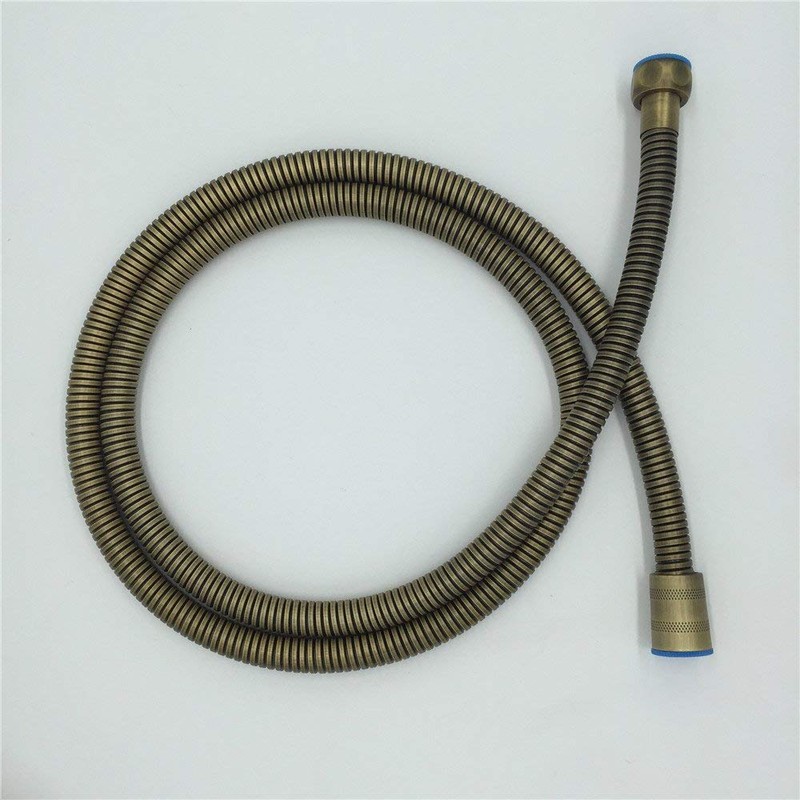 Weirun Bathroom 59-Inch Stainless Steel Interlock Handheld Shower Hose, Antique