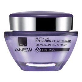 Crema Facial Anew Platinum Dia Fps Protinol 50gr Avon Tipo Piel Todo
