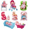 deAO Set of 8 Mini 5" Baby Dolls with Accessories