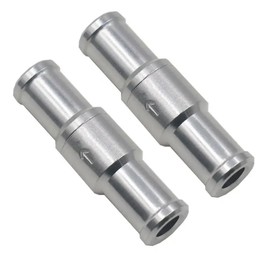 MiJunHD 2 x Disposable Aluminum Fuel Valve Check Valve Suitable for Petrol Diesel Oil Water Car Carburetor Low Pressure Systems