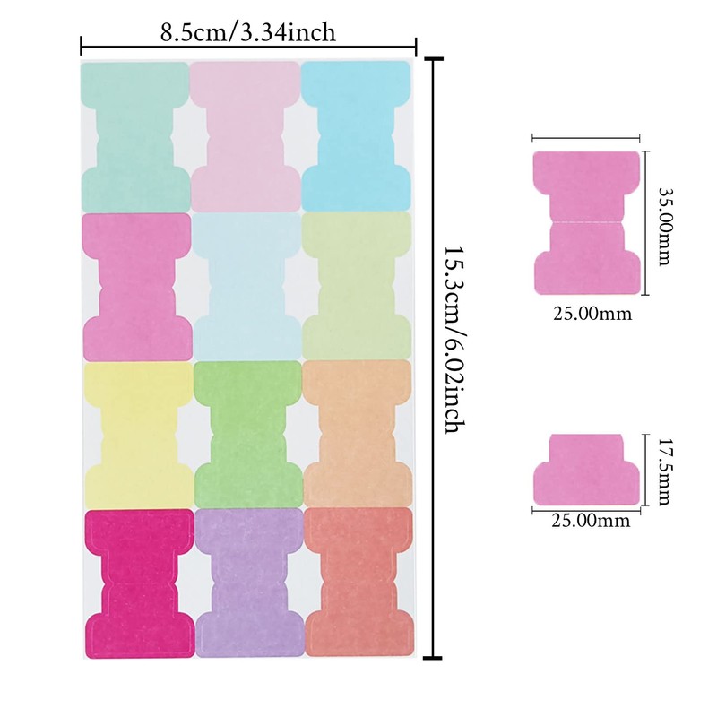 Monthly Tabs Planner Stickers Double Sided Index Tabs Writable Note