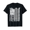 railroad spike american flag Train Gift for railway workers T-Shirt