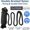 PACTHSD Boat Dock Lines 2 Pack 3/8" x 25' Double