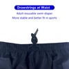 AQX Reusable Adult Swim Diapers Special Needs, Washable Cloth Diapers