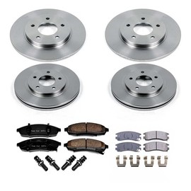Power Stop KOE5454 Autospecialty Front and Rear Replacement Brake Kit-OE Brake Rotors & Ceramic Brake Pads For Regal, Lumina, Monte Carlo, Olds Cutlass Supreme, Pontiac Grand Prix [Model Specific]