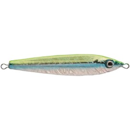 P-Line PLM1-04 Laser Minnow, Chart/Silver/Blue