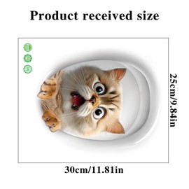 Traziewell Wall Stickers for Bedrooms for Boys Cat Wall Sticker Cute Animals Wall Decor Nursery Peel and Stick for Bathroom Restroom Playroom Wall Decoration 1033