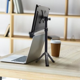 Kado - Trípode, soporte de monitor portátil de metal, abrazadera para teléfono/tableta para escritorio | 100x100mm 75x75mm Wall/Arm Mount Clamping, 36