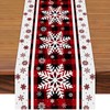 13 x 108 Inch Christmas Table Runner - Red and